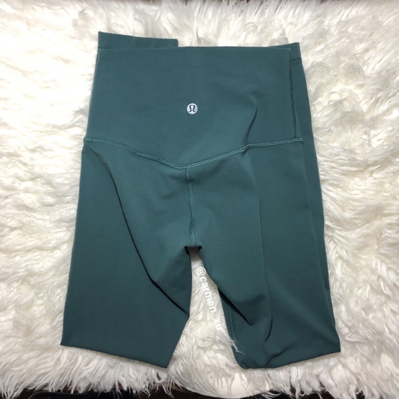❗️SOLD❗️Lululemon Align Pant Teal Shadow 7/8 (2) - Picture 3 of 7